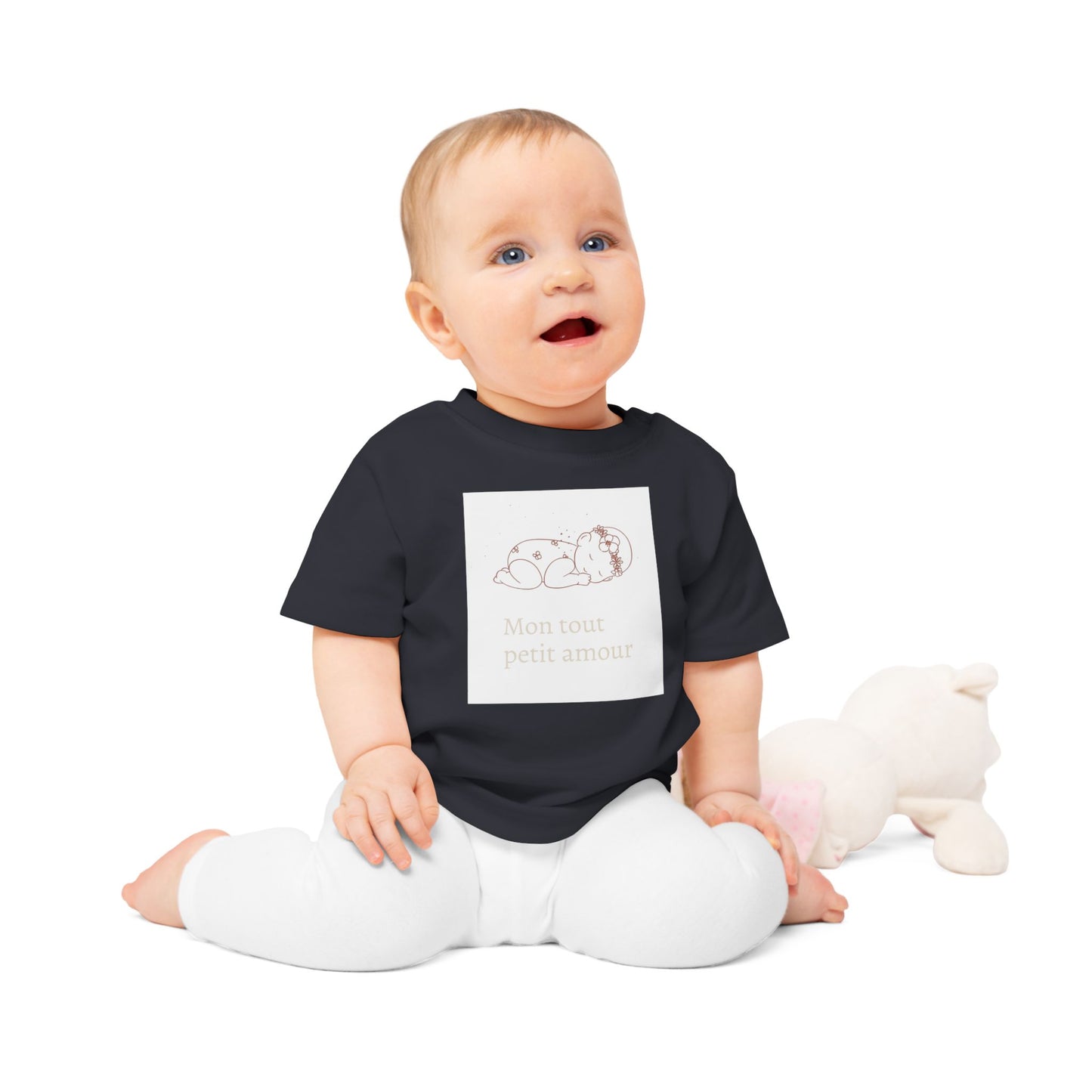 T-shirt bébé — « Mon tout petit amour »