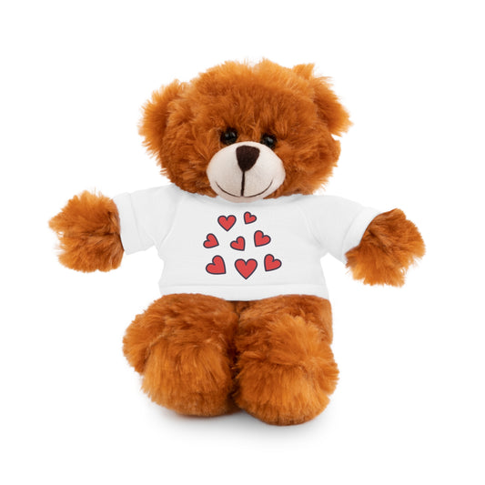 Ours en peluche avec t-shirt cœur