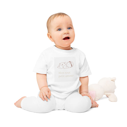 T-shirt bébé — « Mon tout petit amour »