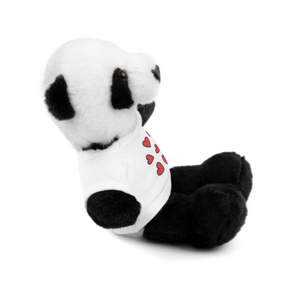 Ours en peluche avec t-shirt cœur