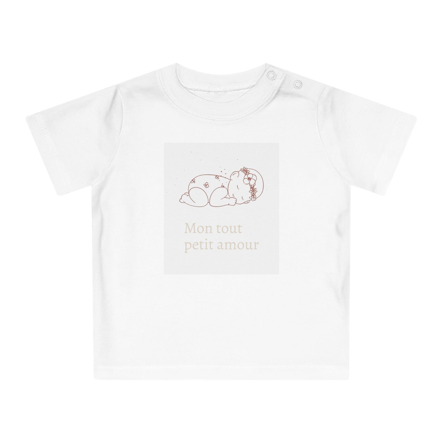 T-shirt bébé — « Mon tout petit amour »